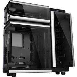 Thermaltake Level 20 Full Tower PC skříň černá, stříbrná 3 předinstalované LED ventilátory, boční okno, instalace pevného disku bez nářadí