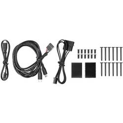 Thermaltake Riing Plus 12 RGB Kit PC větrák s krytem černá, RGB (š x v x h) 120 x 120 x 25 mm včetně LED osvětlení