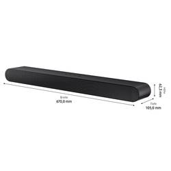 Samsung HW-S56B Soundbar tmavě šedá Bluetooth®, USB