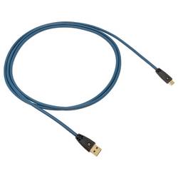 Oehlbach USB kabel USB-A zástrčka, USB-C ® zástrčka 3 m petrolejová stínění pletivem D1C9563