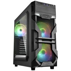 Sharkoon Sharkoon VG7-W RGB - Tower - ATX - Seitenteil mit Fenster (Acryl) midi tower PC skříň černá