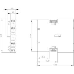 Siemens 3RH2921-2DA11 blok pomocných spínačů 1 ks