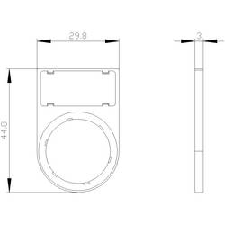 Siemens 3SU1900-0AR10-0AA0 3SU19000AR100AA0 štítek s popisem 10 ks
