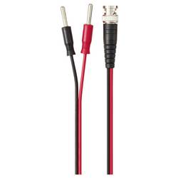 VOLTCRAFT BNC měřicí kabel 0.80 m černá, červená