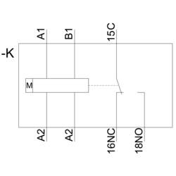 Siemens 3RP2505-2AW30 3RP25052AW30 časové relé, 0.05 s - 100 h, 1 ks