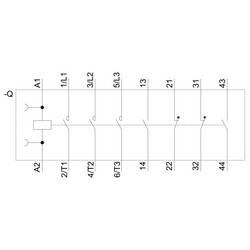 Siemens 3RT2028-1AP04 stykač 3 spínací kontakty 690 V/AC 1 ks