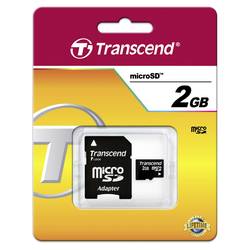 Transcend TS2GUSD paměťová karta microSD Industrial 2 GB Class 2 vč. SD adaptéru