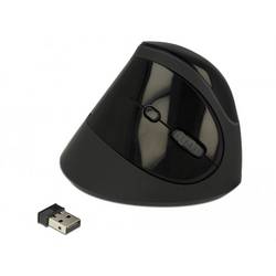 Delock 12599 ergonomická myš, přenos USB, 4 tlačítko, 1600 dpi, černá