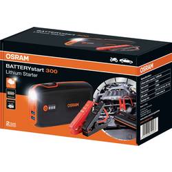 Osram Automotive systém pro rychlé startování auta BATTERYstart 300, OBSL300, max. startovací proud 300 A, 2x USB konektor