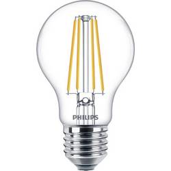 Philips LED 34712000 LED Energetická třída (EEK2021) E (A - G) E27 klasická žárovka 8.5 W = 75 W teplá bílá (Ø x d) 60 mm x 104 mm 1 ks