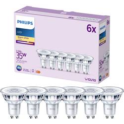 Philips LED 9290012178 LED Energetická třída (EEK2021) F (A - G) GU10 žárovka 3.5 W = 35 W teplá bílá (Ø x v) 50 mm x 54 mm 6 ks