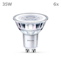 Philips LED 9290012178 LED Energetická třída (EEK2021) F (A - G) GU10 žárovka 3.5 W = 35 W teplá bílá (Ø x d) 50 mm x 54 mm 6 ks