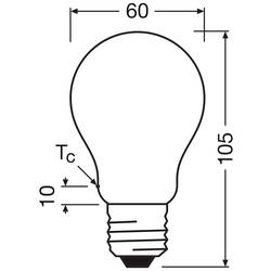 OSRAM HOMELIGHTING 4099854253485 LED Energetická třída (EEK2021) A (A - G) E27 klasická žárovka 2.2 W = 40 W teplá bílá (Ø x v) 60 mm x 60 mm 2 ks