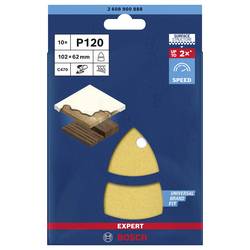 Bosch Accessories EXPERT C470 2608900888 brusný papír s otvory Zrnitost 120 (d x š) 102 mm x 93 mm 10 ks