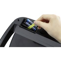 Durable 342223 342223 odpadkový koš, 21, nerezová ocel, (d x š x v) 270 x 270 x 570 mm, stříbrná, otevírání víka one-touch, 1 ks