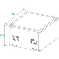 Roadinger Flightcase Spiegelkugel 75cm 31000432 case (kufr) (d x š x v) 872 x 872 x 1057 mm
