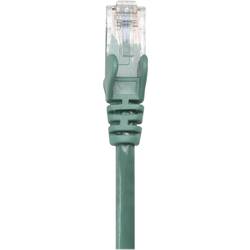 Intellinet 739887 RJ45 síťové kabely, propojovací kabely CAT 6 S/FTP 1.50 m zelená fóliové stínění, stínění pletivem, bez halogenů 1 ks