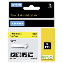 etikety DYMO IND RHINO 18433 vinyl Barva pásky: žlutá Barva písma:černá 19 mm 5.5 m