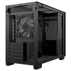 ADATA VALOR MESH NANO midi tower PC skříň černá 1 předinstalovaný ventilátor, prachový filtr