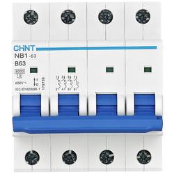 Chint 179730 NB1-63 4P B20 6kA DB elektrický jistič 4pólový 20 A 240 V, 415 V