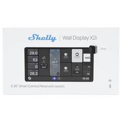Shelly Wall Display X2i Silver Shelly Nástěnný dotykový displej Wi-Fi, Bluetooth