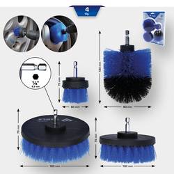KS Tools BT103110 Sada kartáčových nástavců pro vrtačky, 4 ks 1 ks