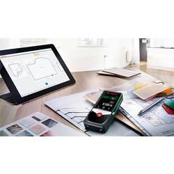 Bosch Home and Garden AdvancedDistance 50C laserový měřič vzdálenosti Bluetooth, dotyková obrazovka 50 m