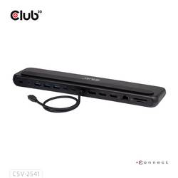 club3D USB-C® dokovací stanice CSV-2541 napájení USB-C®