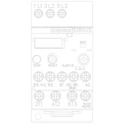 přepěťové relé Siemens 3RU2116-1BB1 3RU21161BB1, 1 ks