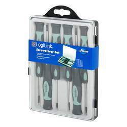 LogiLink 1x T5/T6/T7/T8/T10/T15 x 50mm sada šroubováků, vnitřní šestihran (TX), křížový, plochý, WZ0021