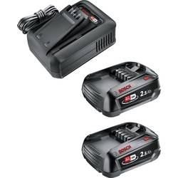GARDENA 14914-20 Starter Kit QC AL 18V-44 + 2 x 2,5 Ah SoC akumulátor do nářadí a nabíječka 18 V 2.5 Ah Li-Ion