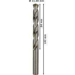 Bosch Accessories 2608585533 HSS kovový spirálový vrták 11.4 mm Celková délka 142 mm broušený DIN 338 válcová stopka 5 ks