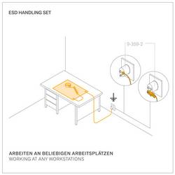 BERNSTEIN Tools for Electronics S manipulační ESD sadou černá