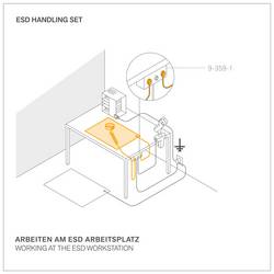 BERNSTEIN Tools for Electronics S manipulační ESD sadou černá