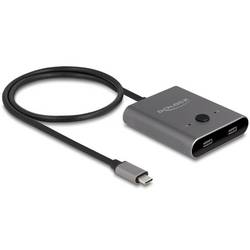 Delock 11500 Přepínač USB-C® (USB 3.2 Gen 2) šedá