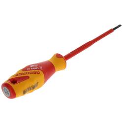 Gedore VDE 2170 3 VDE šroubovák pro šrouby Microstix Šířka čepele: 3 mm Délka dříku: 100 mm DIN ISO 2380-1