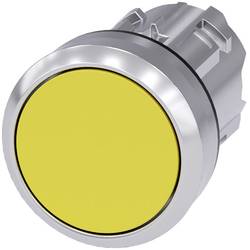 Siemens 3SU10500AB300AA0 3SU1050-0AB30-0AA0 tlačítko kovový přední prstenec, Vysoký lesk , okrouhlý tlačítko stříbrná, žlutá 1 ks