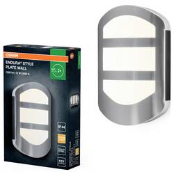 OSRAM HOMELIGHTING ENDURA Style Plate Wall 12W Stainless Steel 4099854461576 venkovní nástěnné LED osvětlení LED 12 W tmavě šedá
