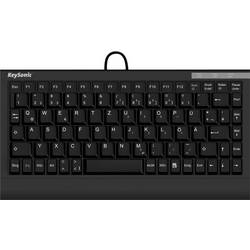 Keysonic ACK-595C+ (US) kabelový klávesnice US anglická, QWERTY černá konektor PS2