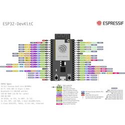 Espressif ESP32-DevKitC-VE vývojová deska ESP32-DevKitC-VE