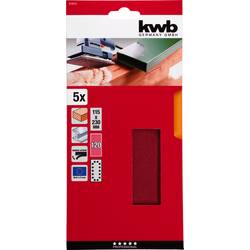 kwb 818912 brusný papír Zrnitost 120 (d x š) 230 mm x 115 mm 5 ks