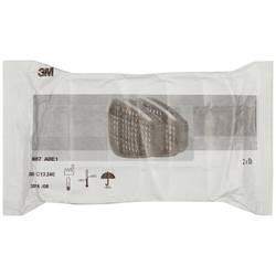 3M 6057 Gase-/Dämpfefilter ABE1 plynový filtr 8 ks EN 143 DIN 143