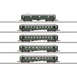 Märklin 87620 Sada 5 kusů vozů rychlíkových vozů typu z 1928 až 1930 dB
