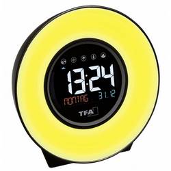 TFA Dostmann 60.2023.02 Quartz budík bílá, modrá, žlutá, zelená, růžová, červená, světle modrá časů buzení 1 velký displej