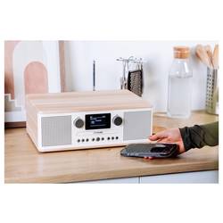 Pure Classic C-D6 Cotton White/Oak EU/UK 252984 rádio s CD, DAB, DAB+, FM, dub, bílá