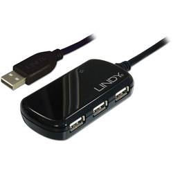 LINDY USB 2.0 USB-A zástrčka, USB-A zásuvka 8.00 m vícebarevná 42781