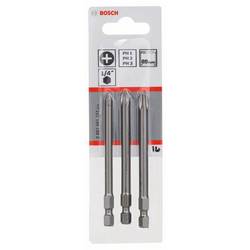Bosch Accessories 2607001757 křížový bit PH 1, PH 2, PH 3 extra tvrdé E 6.3 3 ks