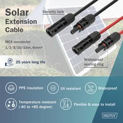 Digitus DK-SCEC66-0100 DK-SCEC66-0100 prodlužovací solární kabel 6 mm² Délka kabelu 10 m