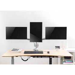 LogiLink držák na stůl pro monitor BP0052 3 Displej: (s) 33,0 cm (13) - 81,3 cm (32) stříbrná naklápěcí, nakláněcí