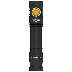 ArmyTek Partner C2 Magnet USB Warm F07802W LED kapesní svítilna s klipem na opasek, s brašnou napájeno akumulátorem 1020 lm 118 g